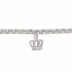 Siersbøl kroon armband in zilver