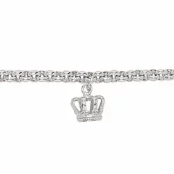 Siersbøl kroon armband in zilver