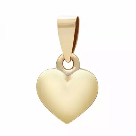 10,5 x 10 mm Siersbøl hart hanger in 8 karaat goud