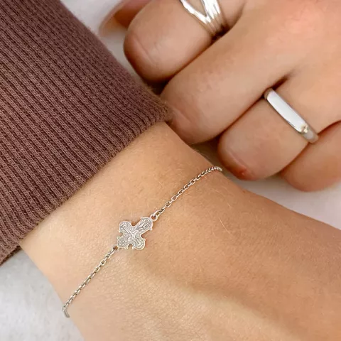 Siersbøl dagmar kruisen armband in zilver