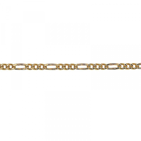 Siersbøl figaro armband in 9 karaat goud