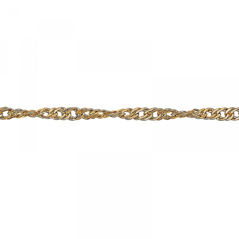 Siersbøl singapore armband in 9 karaat goud