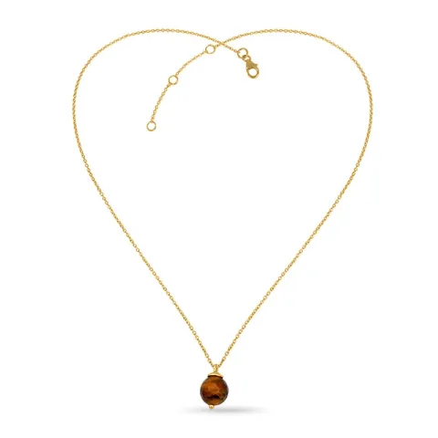 ketting in verguld sterlingzilver met hanger in verguld sterlingzilver