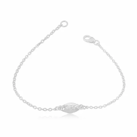 armband in zilver met hanger in zilver