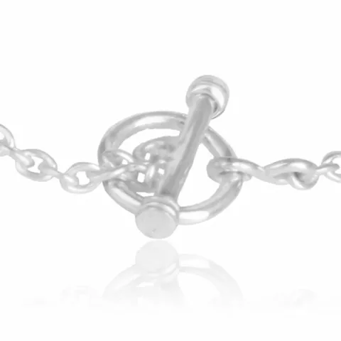 armband in zilver met hanger in zilver