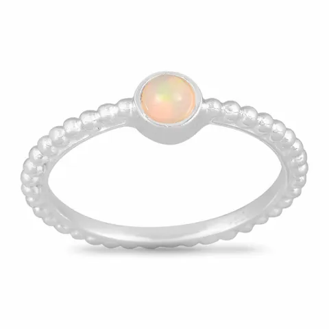 mat ring in zilver