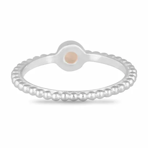 mat ring in zilver