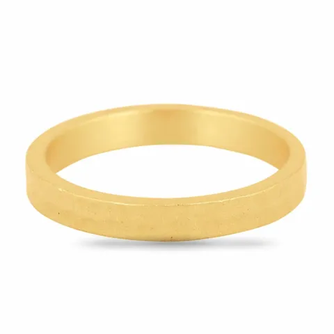 mat ring in verguld sterlingzilver