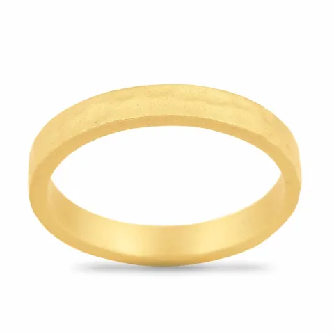 mat ring in verguld sterlingzilver