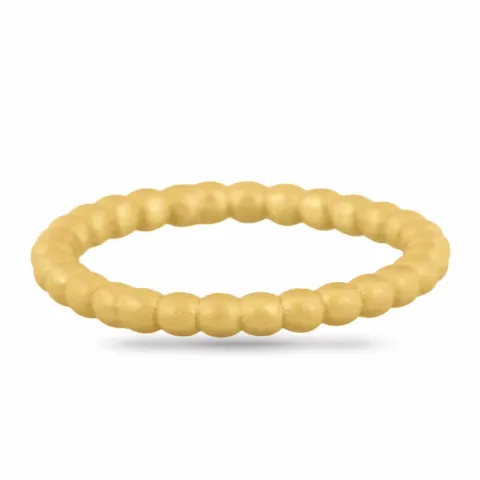 mat ring in verguld sterlingzilver