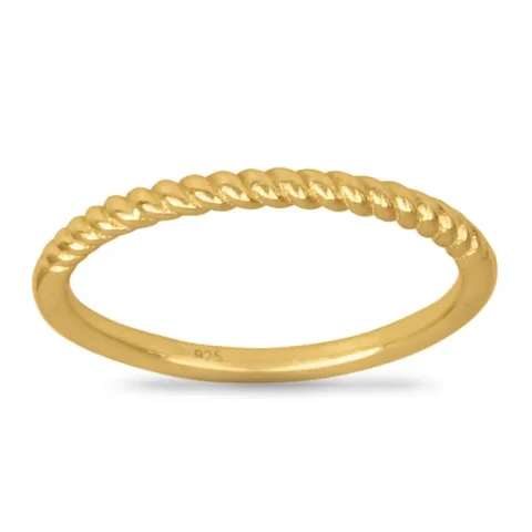 testsieraad ring in verguld sterlingzilver