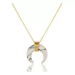 testsieraad met fouten hanger met ketting in verguld sterlingzilver met hanger in verguld sterlingzilver