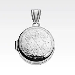 20 mm medaillon in zilver