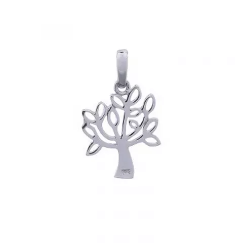 Elegant boom van het leven hanger in zilver