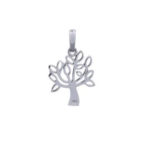 Elegant boom van het leven hanger in zilver
