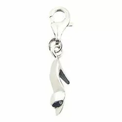 Elegant schoen bedeltje in zilver