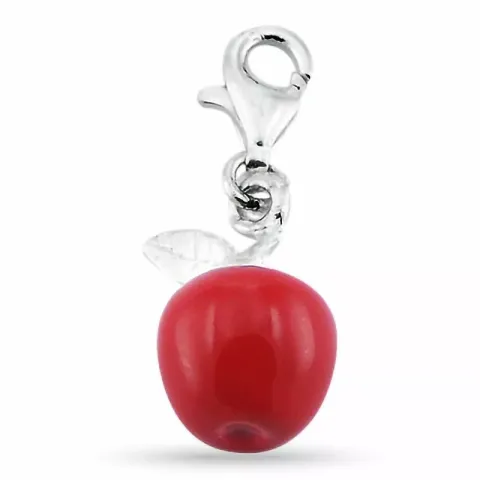 Appel bedeltje in zilver