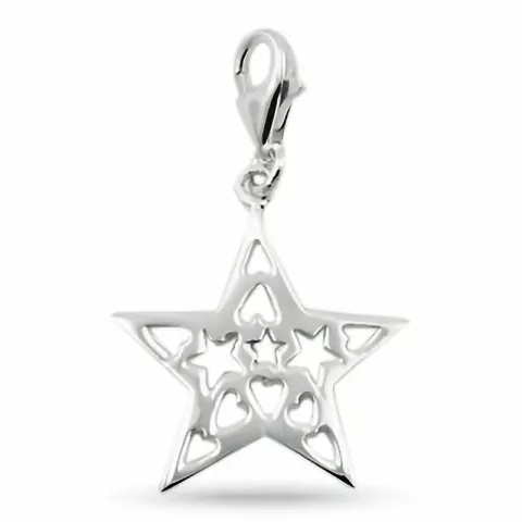 ster bedeltje in zilver