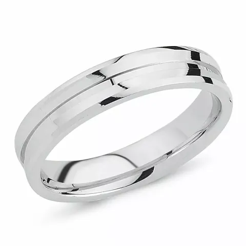 Herenring in gerodineerd zilver