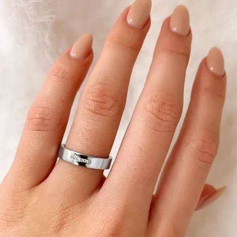 zirkoon ring in gerodineerd zilver