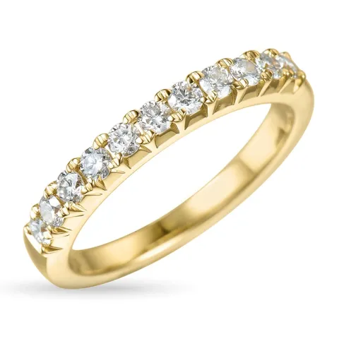 zirkoon ring in 9 karaat goud