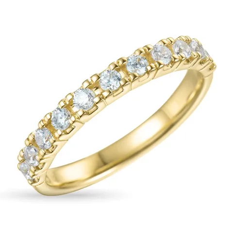 zirkoon ring in 9 karaat goud