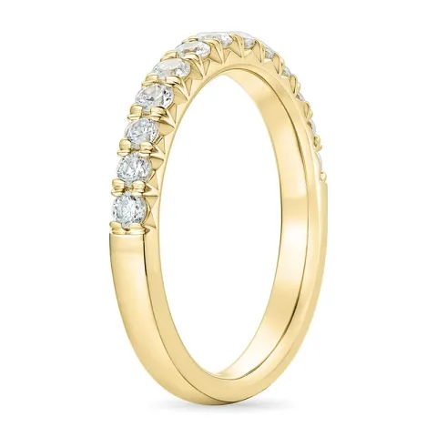 zirkoon gouden ring in 9 karaat goud
