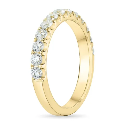 zirkoon gouden ring in 9 karaat goud