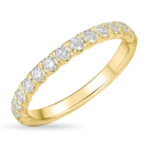 zirkoon ring in 9 karaat goud