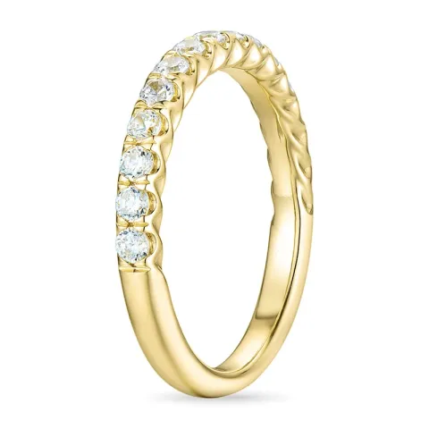 zirkoon ring in 9 karaat goud