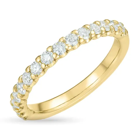 zirkoon ring in 9 karaat goud