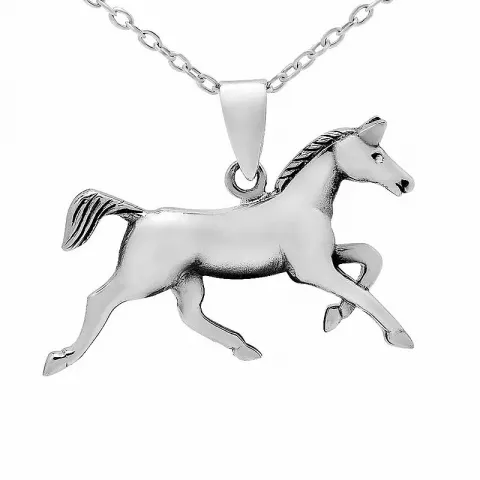 paarden hanger in zilver