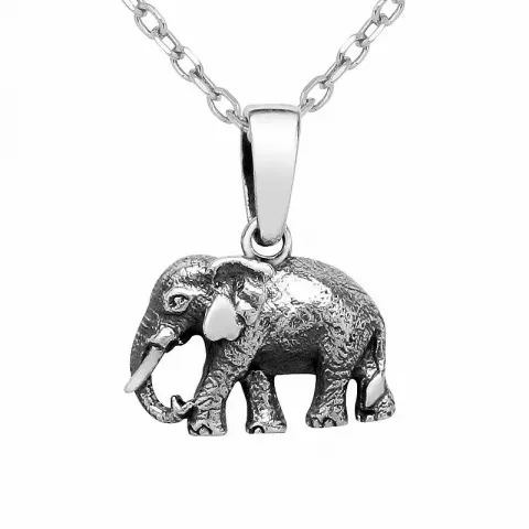 olifant hanger in zilver