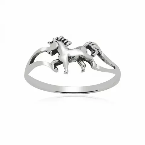 eenhoorn ring in zilver