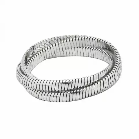 driedelige ring in zilver