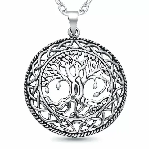 Boom van het leven hanger in zilver