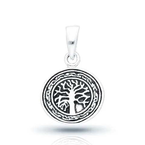 11 mm boom van het leven hanger in zilver