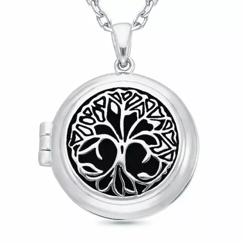 22 mm medaillon sieraad in zilver