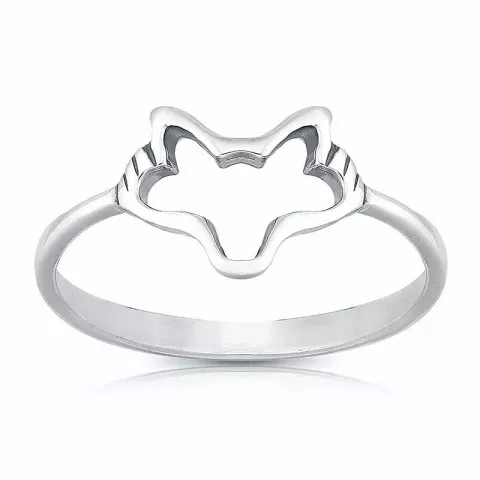 vos ring in zilver
