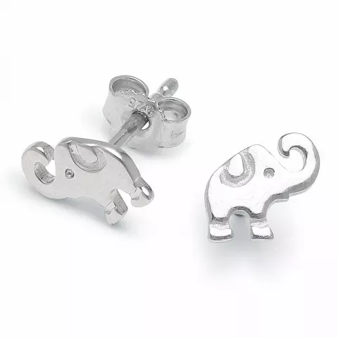 olifant kinder oorbellen in zilver