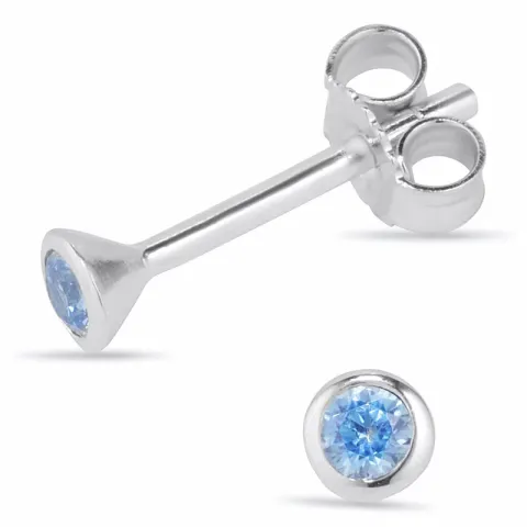3-3,5 mm oorsteker in zilver