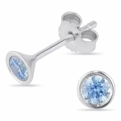 4,5-5 mm oorsteker in zilver