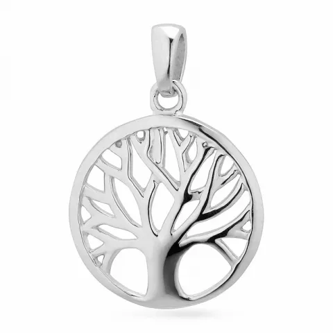 13,5 mm boom van het leven hanger in zilver
