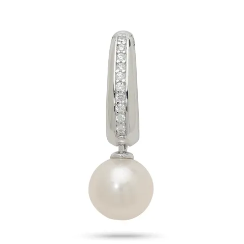 parel hanger in zilver