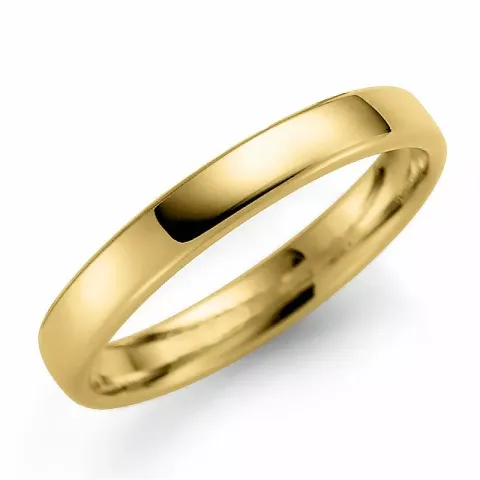 glad  3 mm trouwring in 14 karaat goud