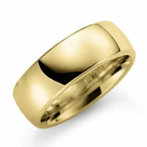 7 mm trouwring in 14 karaat goud