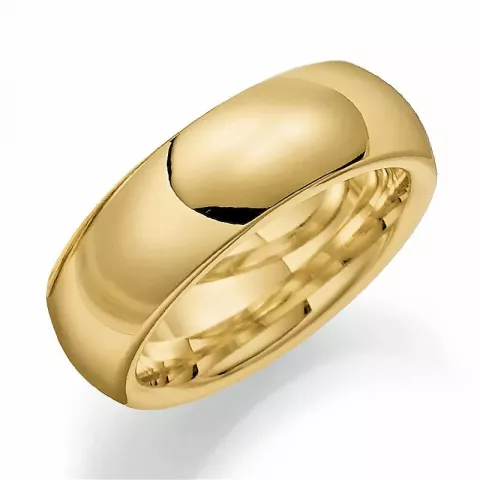 Breed 7 mm trouwring in 14 karaat goud