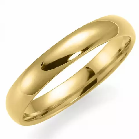 4 mm trouwring in 9 karaat goud