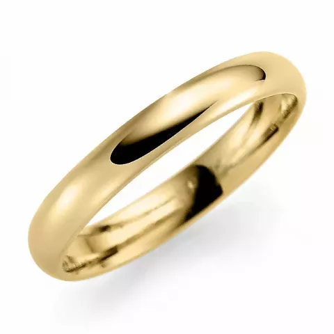 Smal 3 mm trouwring in 9 karaat goud