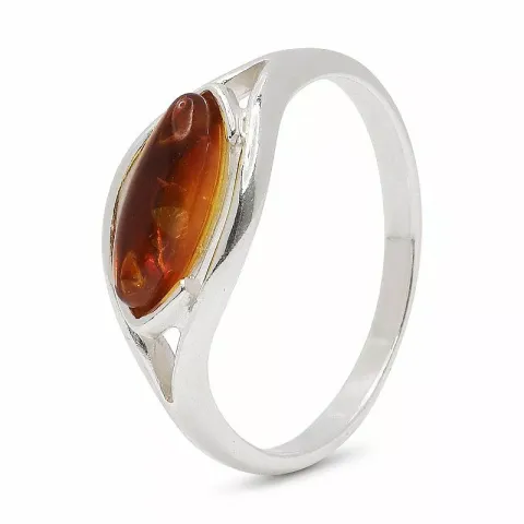 ovale ring in zilver